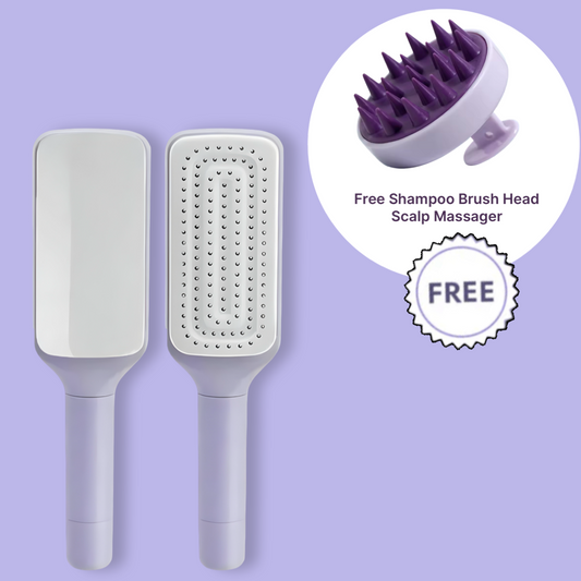 FlickieBrush™ Self-Cleaning Hair Brush